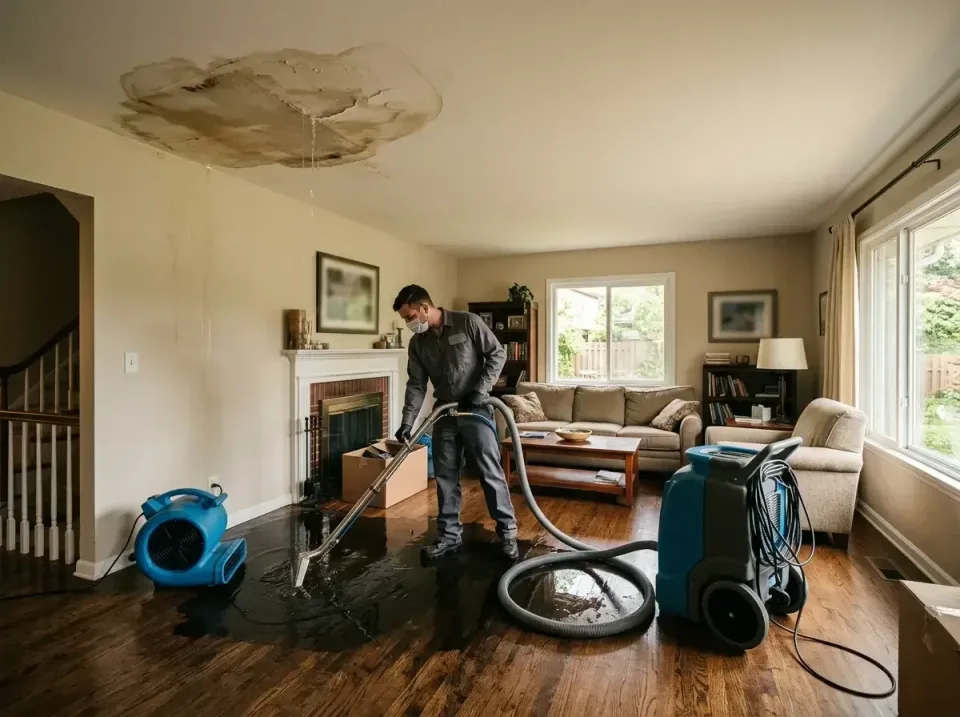 attic-pipe-burst-ceiling-drip-008 — frequently asked questions, Water Damage Restoration & Carpet Care in Homewood, AL